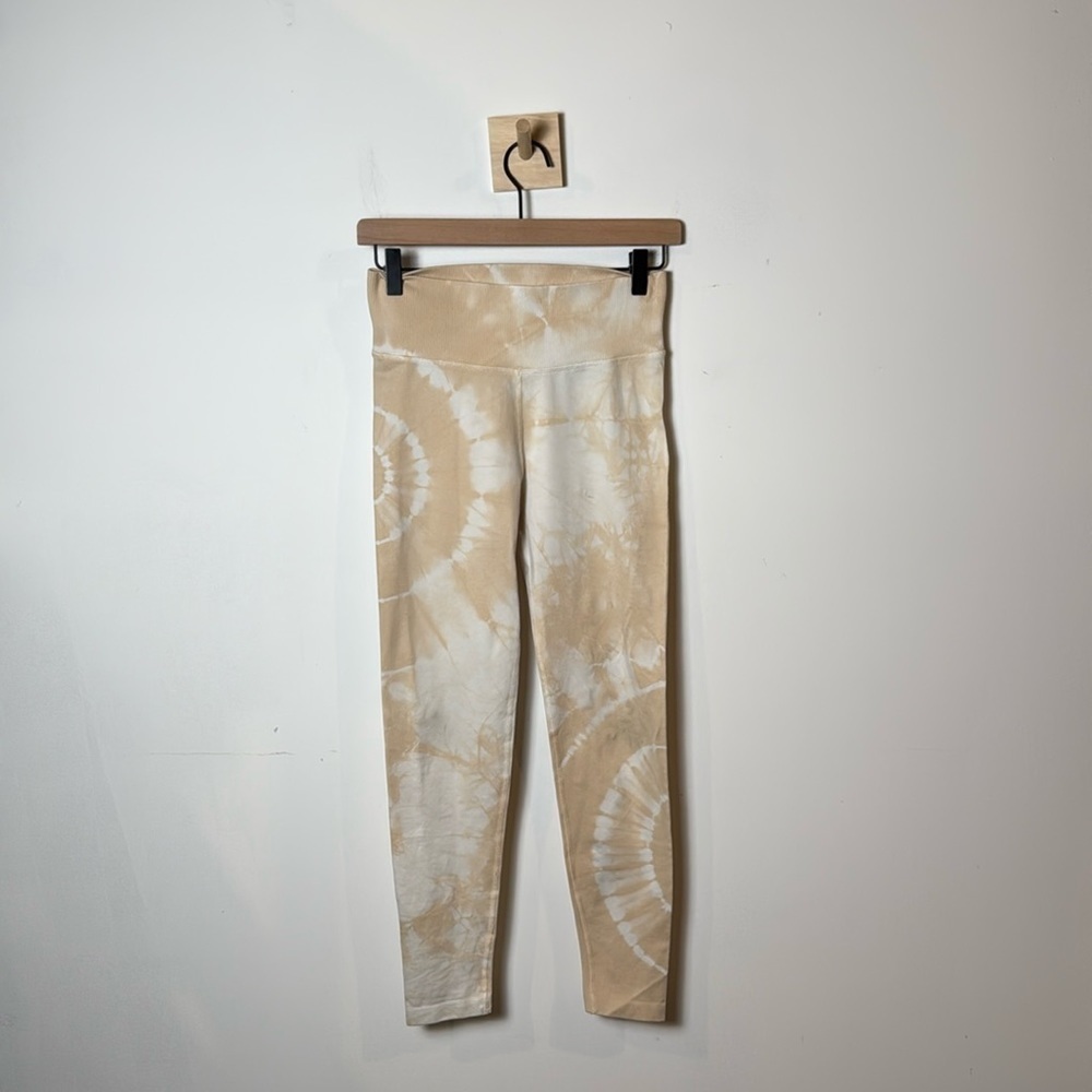 Offline by Aerie Women’s Seamless High Waisted Leggings Beige Tie Dye size S
